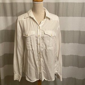 White button up from Zara